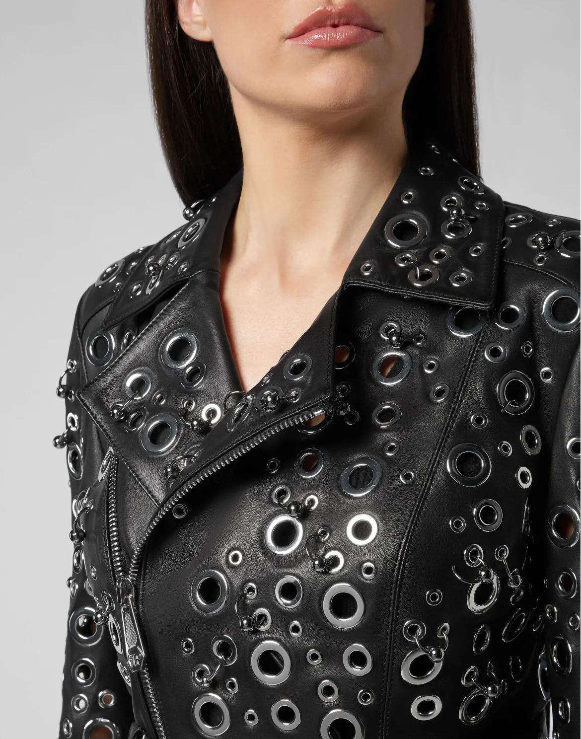 Leather Biker Studs, цвет: Черный