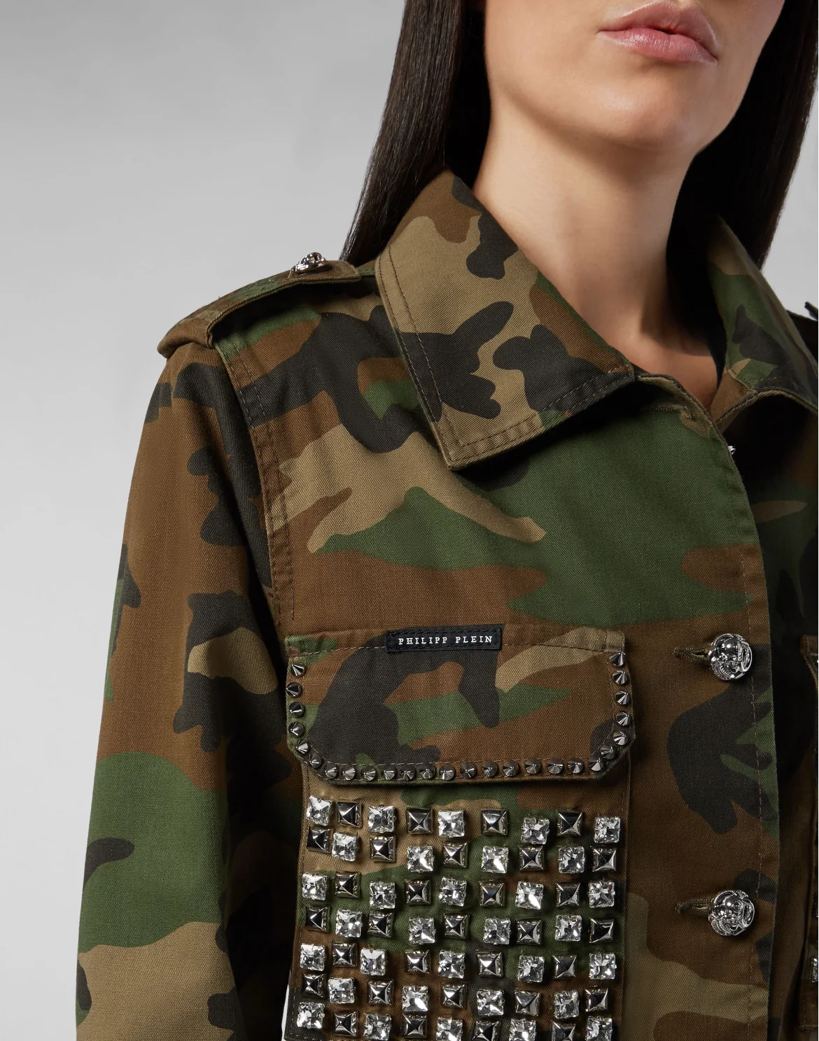 Parka Crystal, цвет: Камуфляж