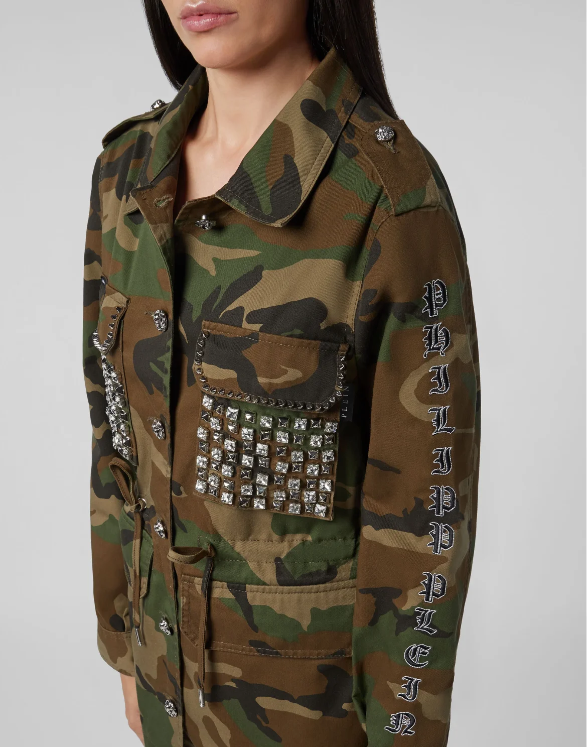 Parka Crystal, цвет: Камуфляж