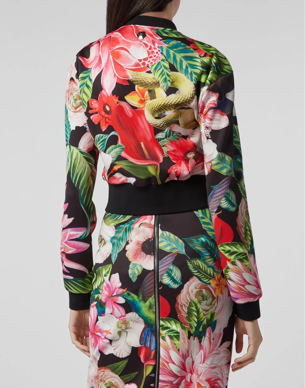 Bomber Flowers, цвет: Мультиколор