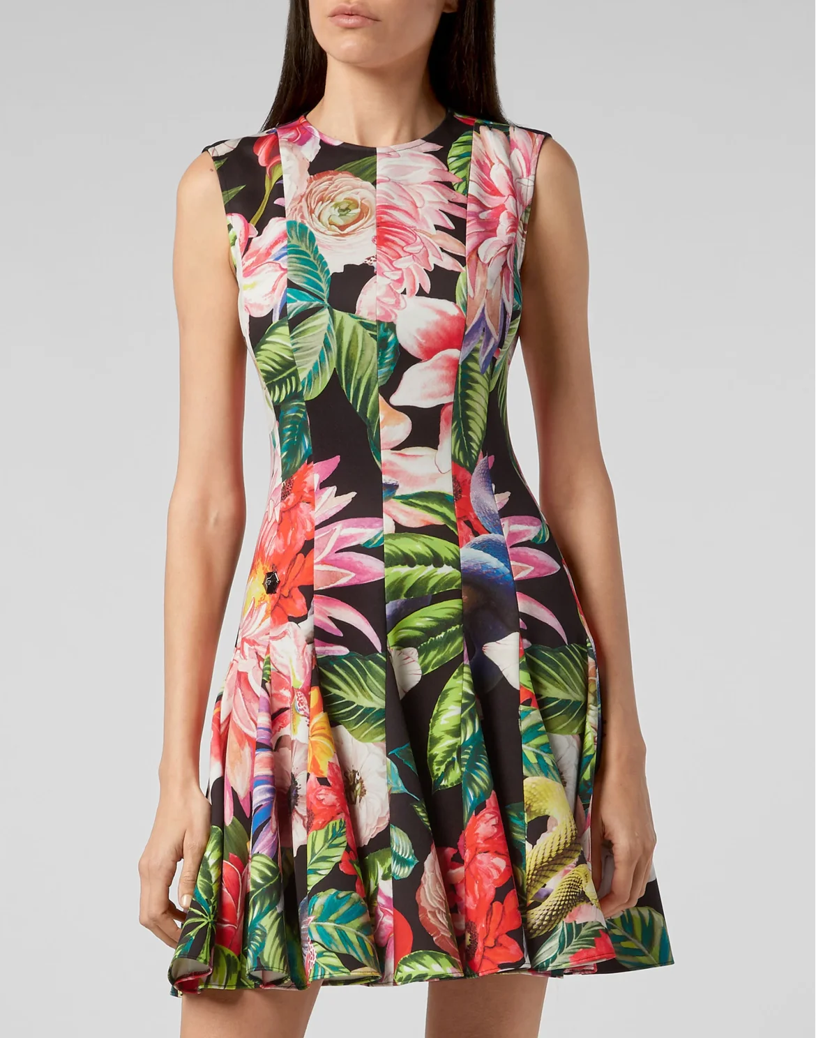 Short Dress Flowers, цвет: Мультиколор