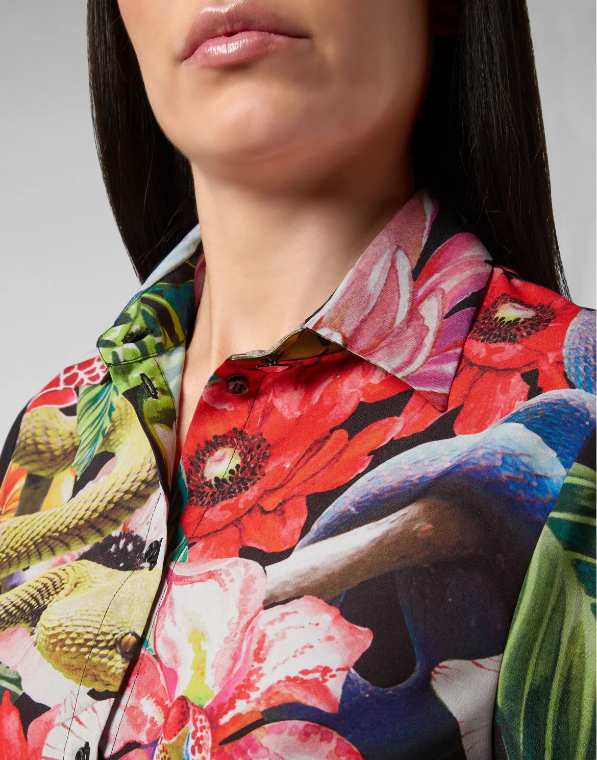 Shirt Flowers, цвет: Черный