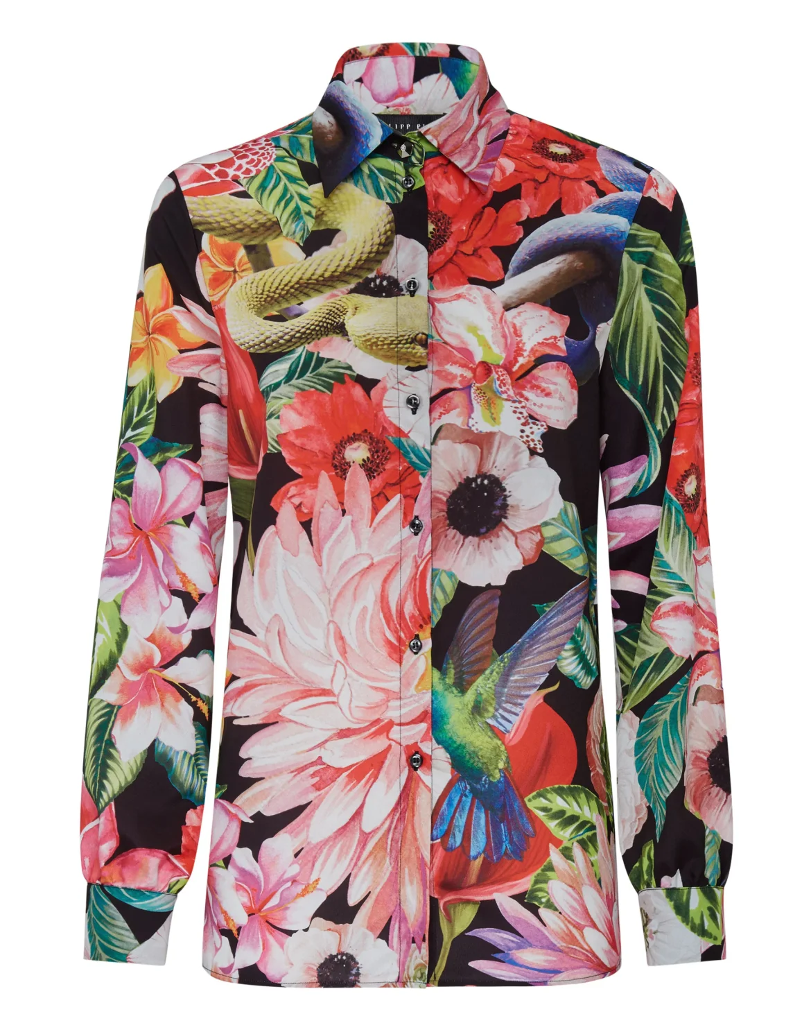 Shirt Flowers, цвет: Черный
