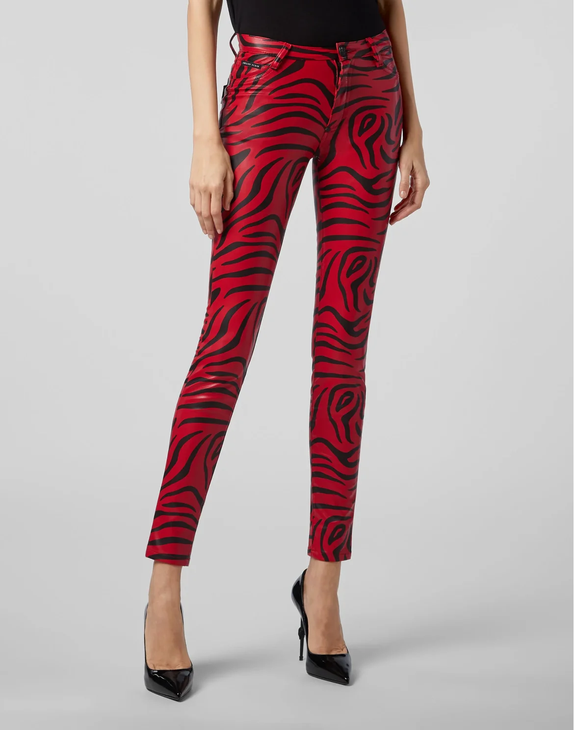 High Waist Jegging Zebra, цвет: Черный