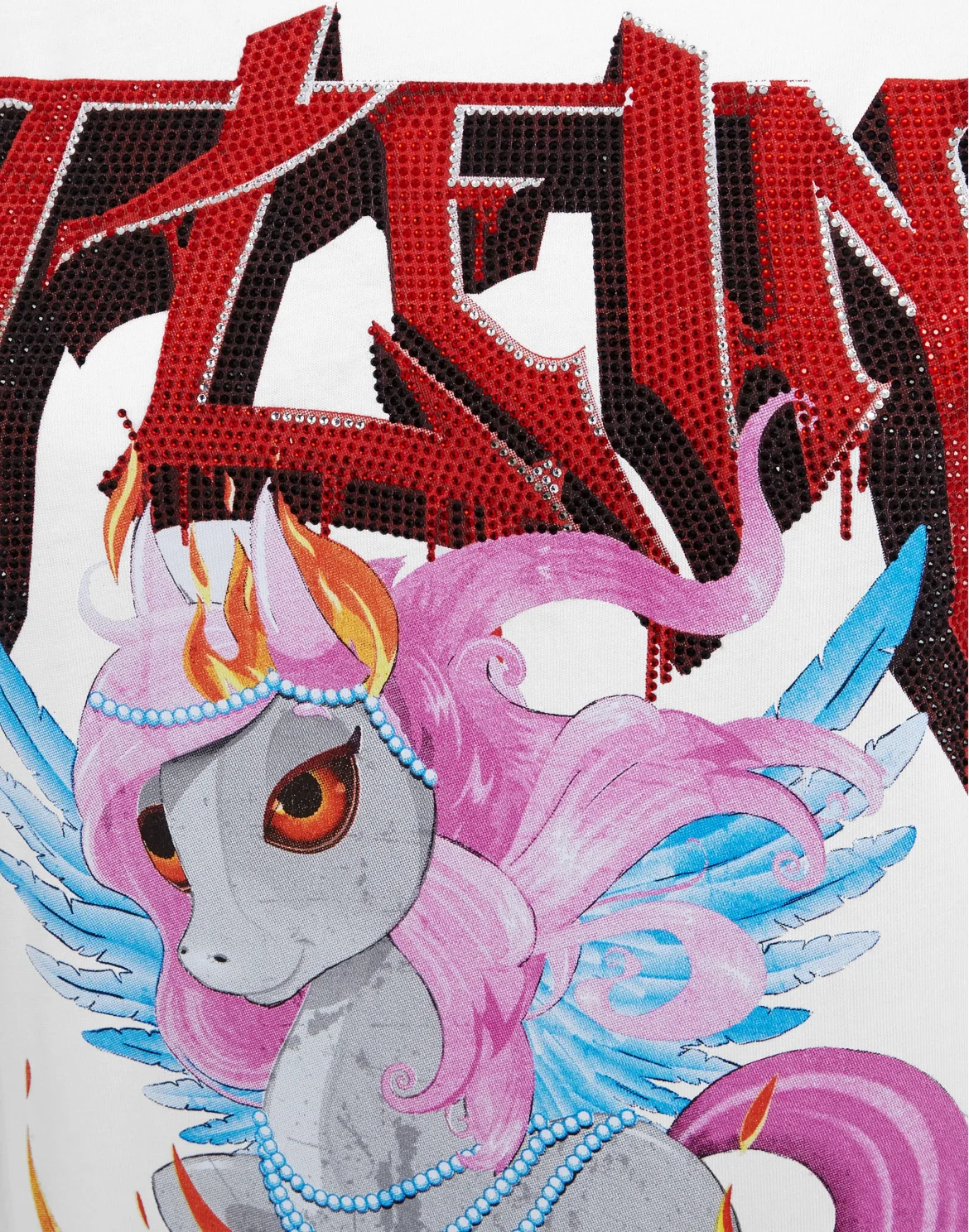T-Shirt Short Dresses Unicorn, цвет: Белый