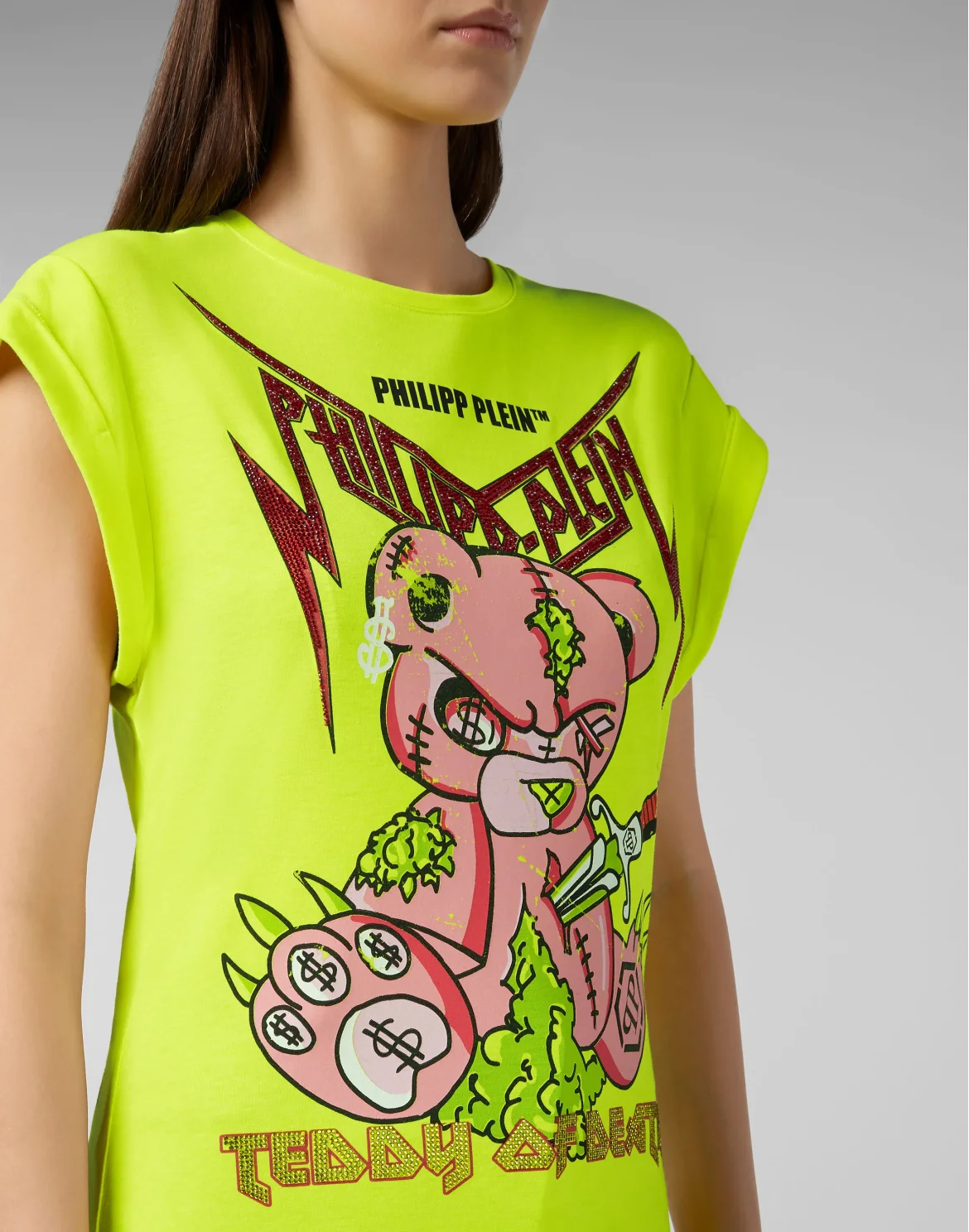 T-shirt Round Neck SS Teddy Bear, цвет: Желтый