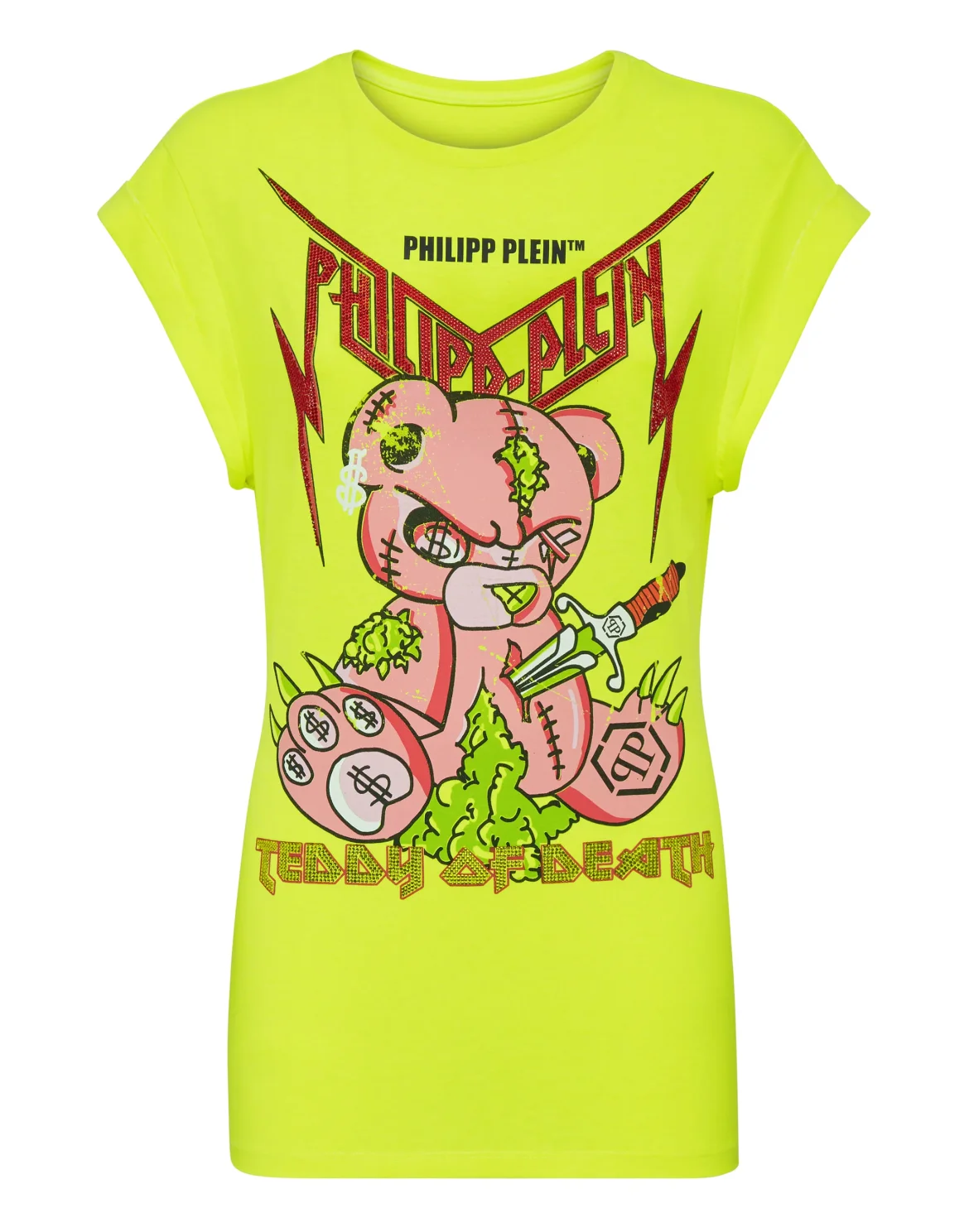 T-shirt Round Neck SS Teddy Bear, цвет: Желтый