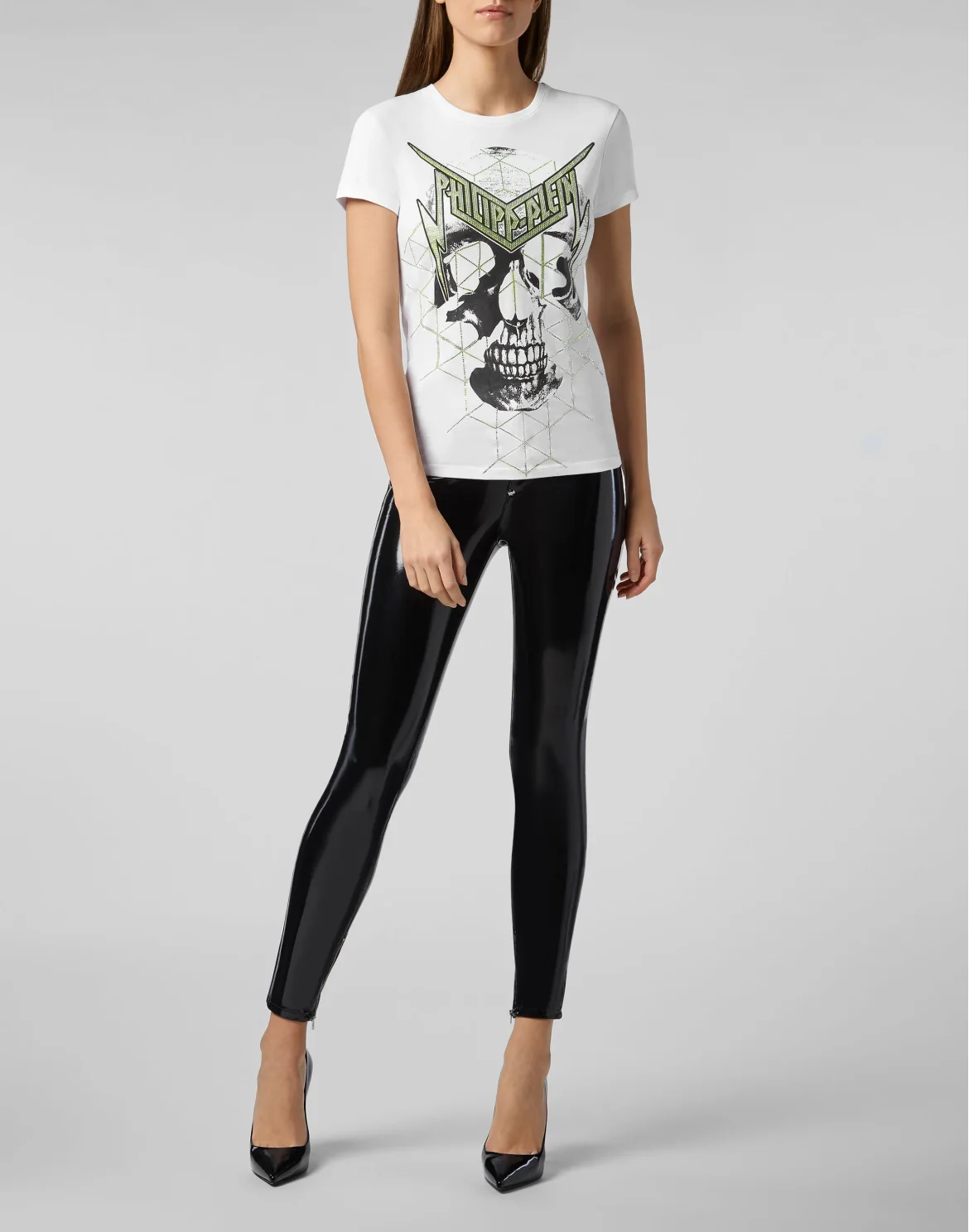 T-shirt Round Neck SS Skull, цвет: Белый