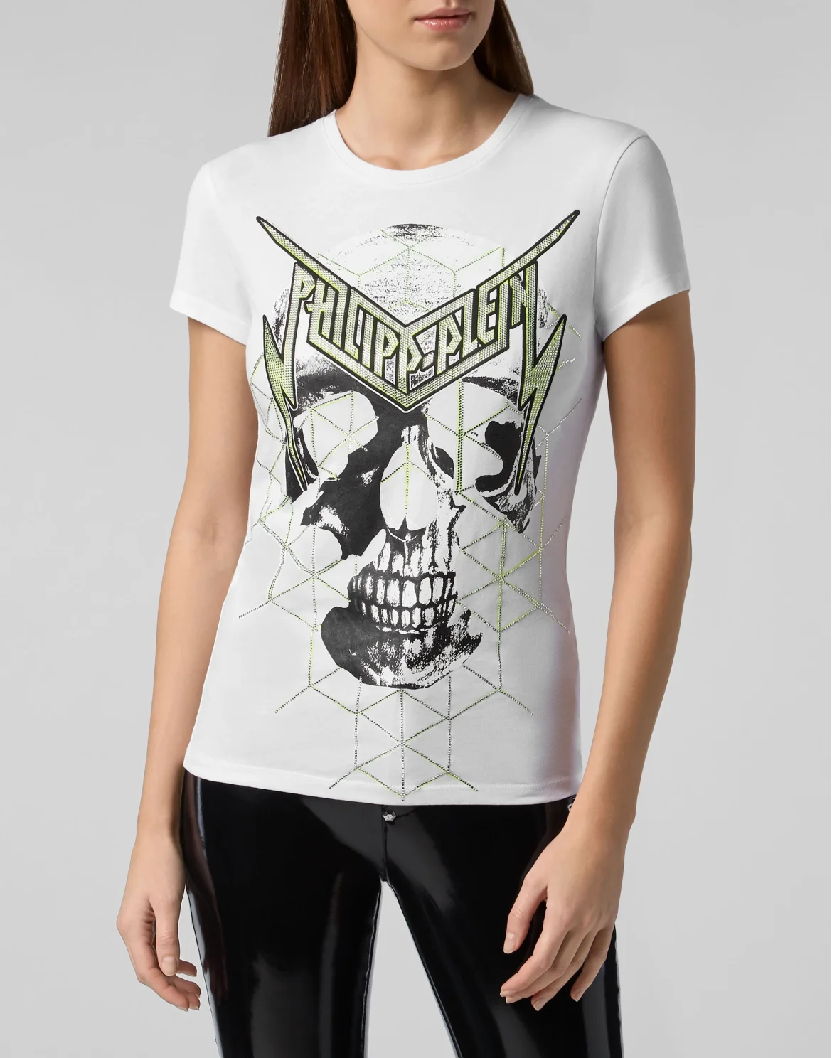 T-shirt Round Neck SS Skull, цвет: Белый