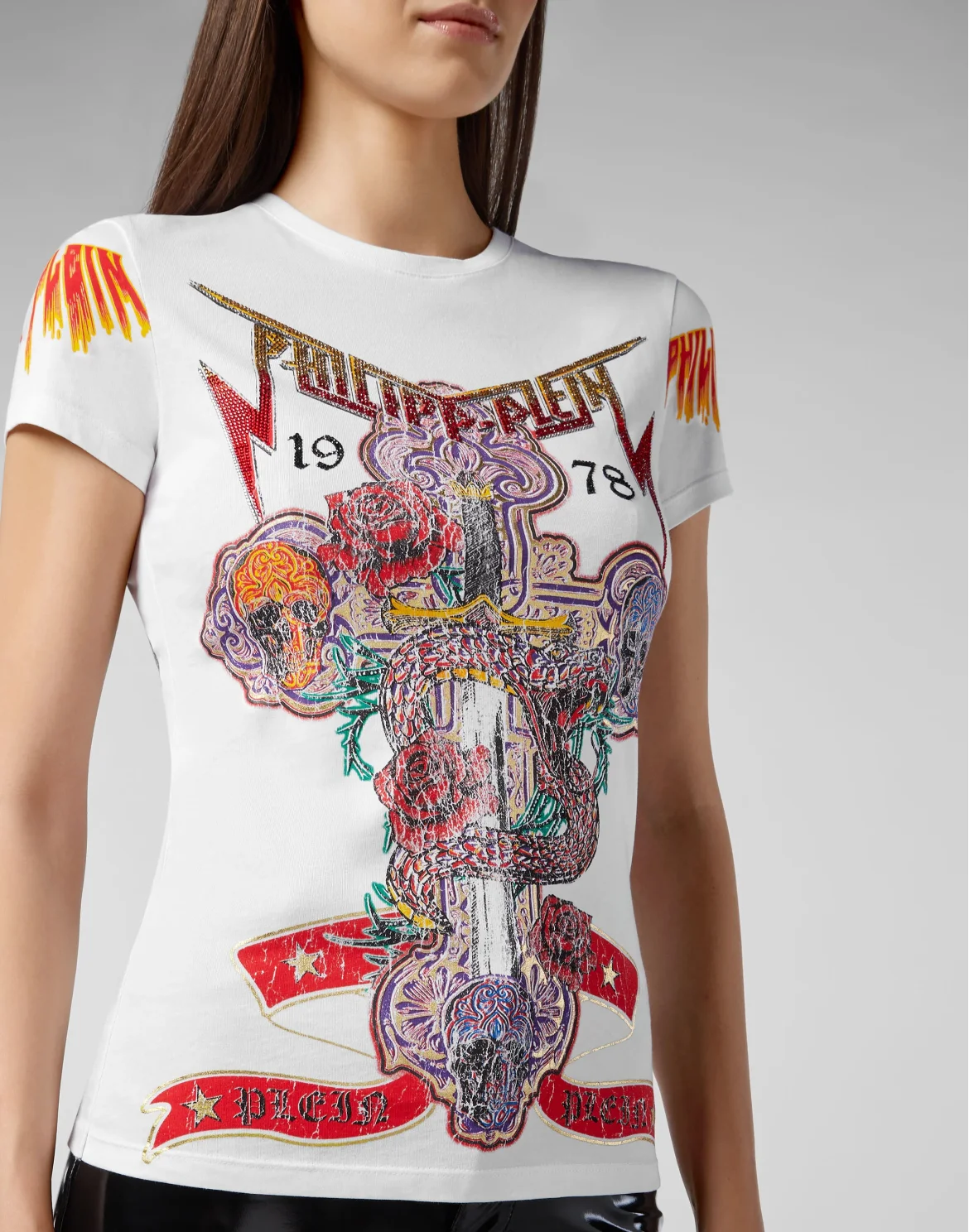 T-shirt Round Neck SS Rock PP, цвет: Белый
