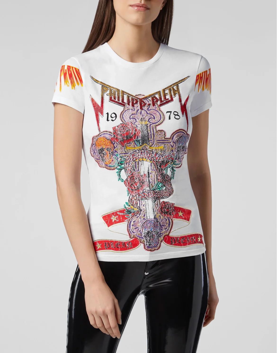 T-shirt Round Neck SS Rock PP, цвет: Белый