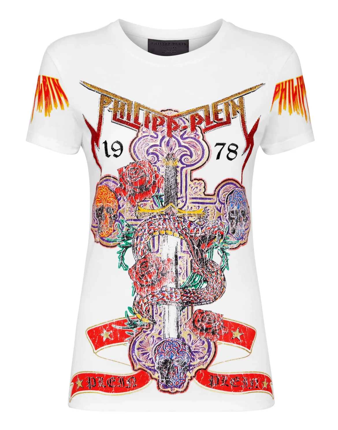 T-shirt Round Neck SS Rock PP, цвет: Белый