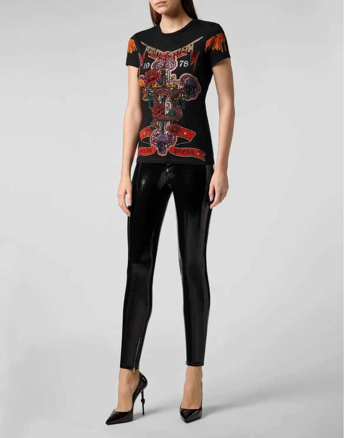 T-shirt Round Neck SS Rock PP, цвет: Черный