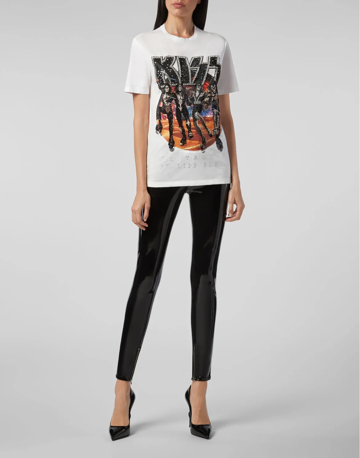 T-shirt Round Neck SS Rock band, цвет: Белый