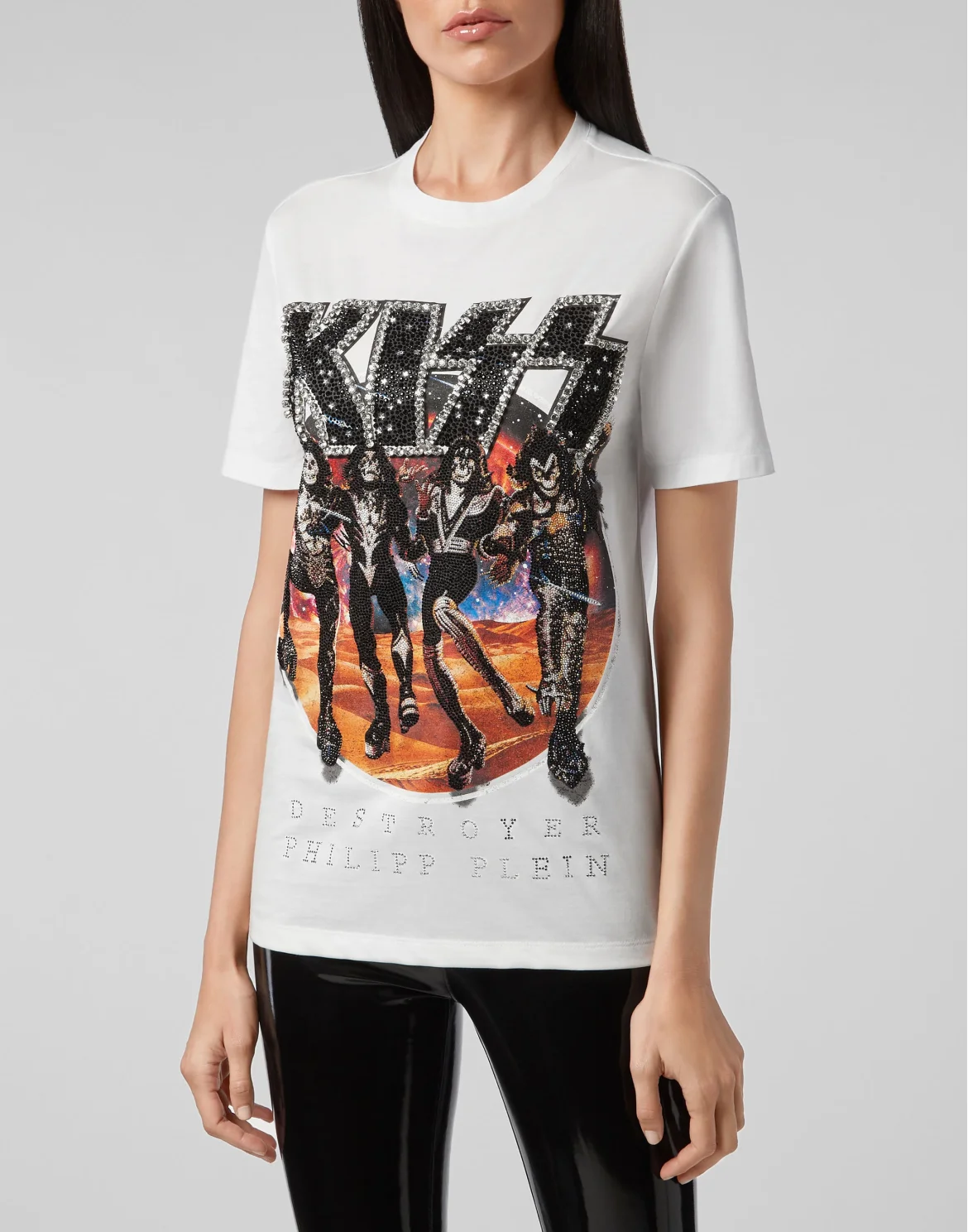 T-shirt Round Neck SS Rock band, цвет: Белый