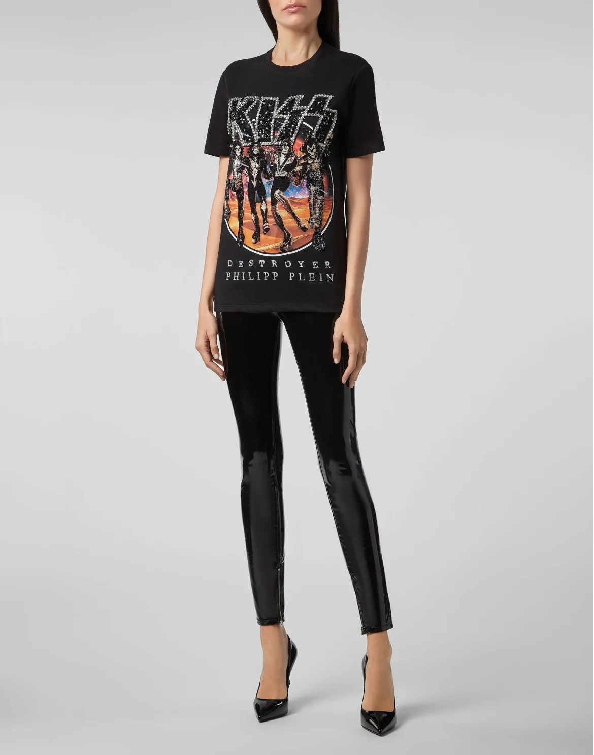 T-shirt Round Neck SS Rock band, цвет: Черный