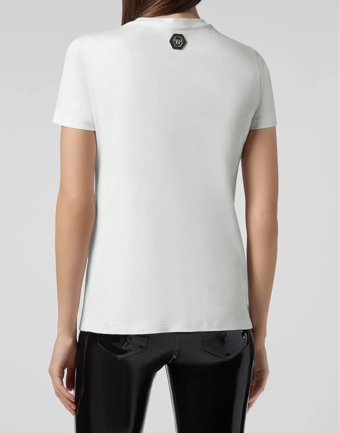 T-shirt Round Neck SS Flowers, цвет: Белый