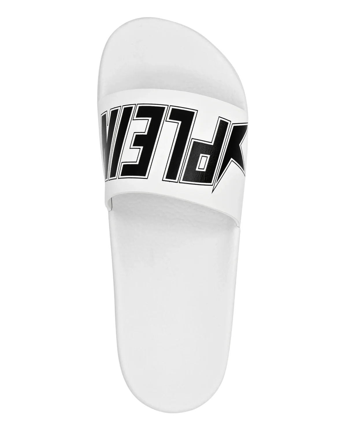 Flat gummy sandals Plein Star, цвет: Белый