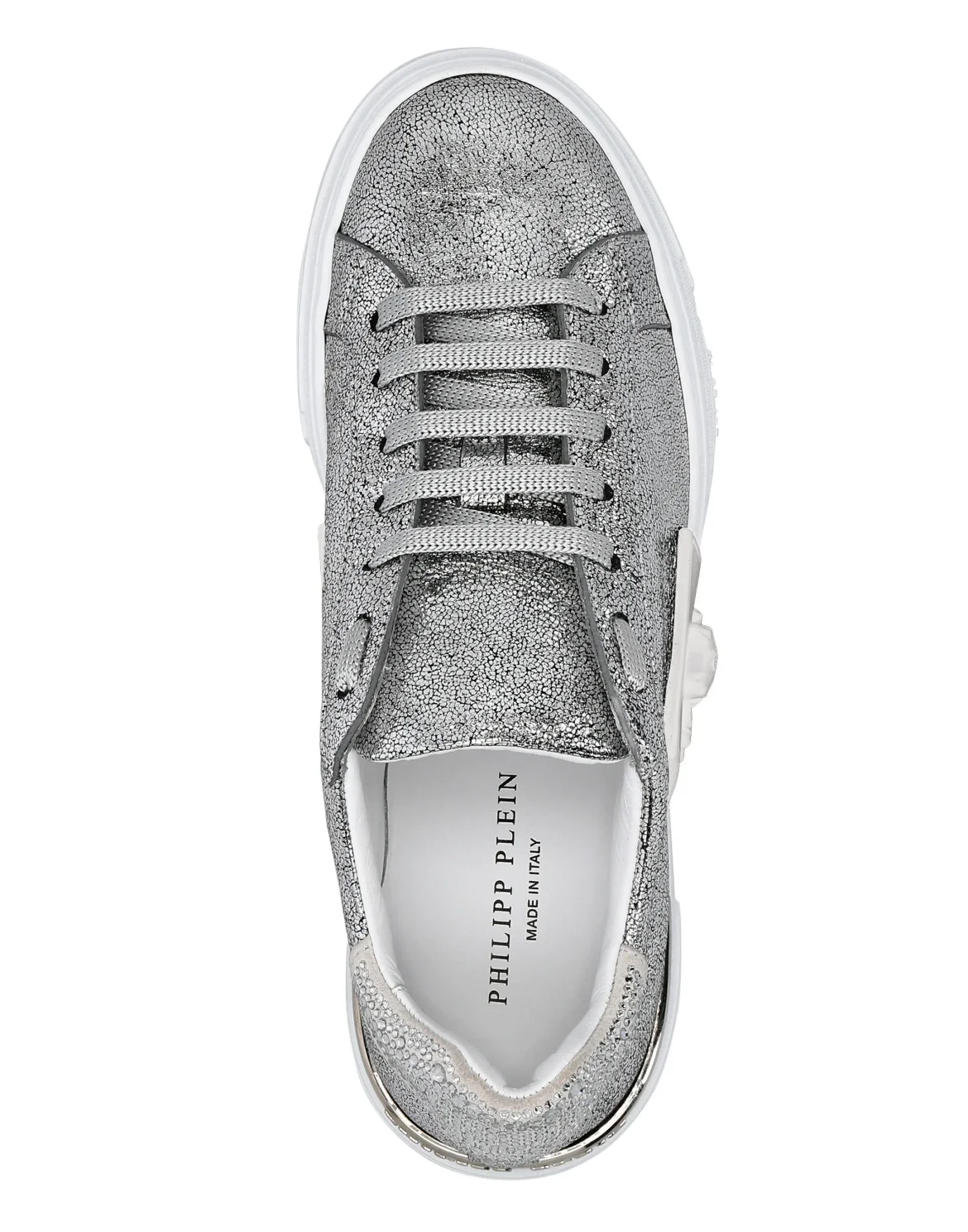 Lo-Top Sneakers Skull, цвет: Серебристый