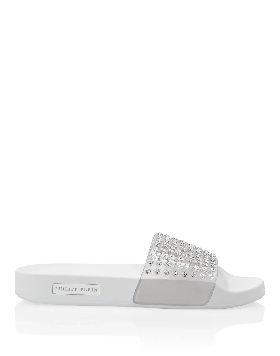 Flat gummy sandals Crystal, цвет: Белый