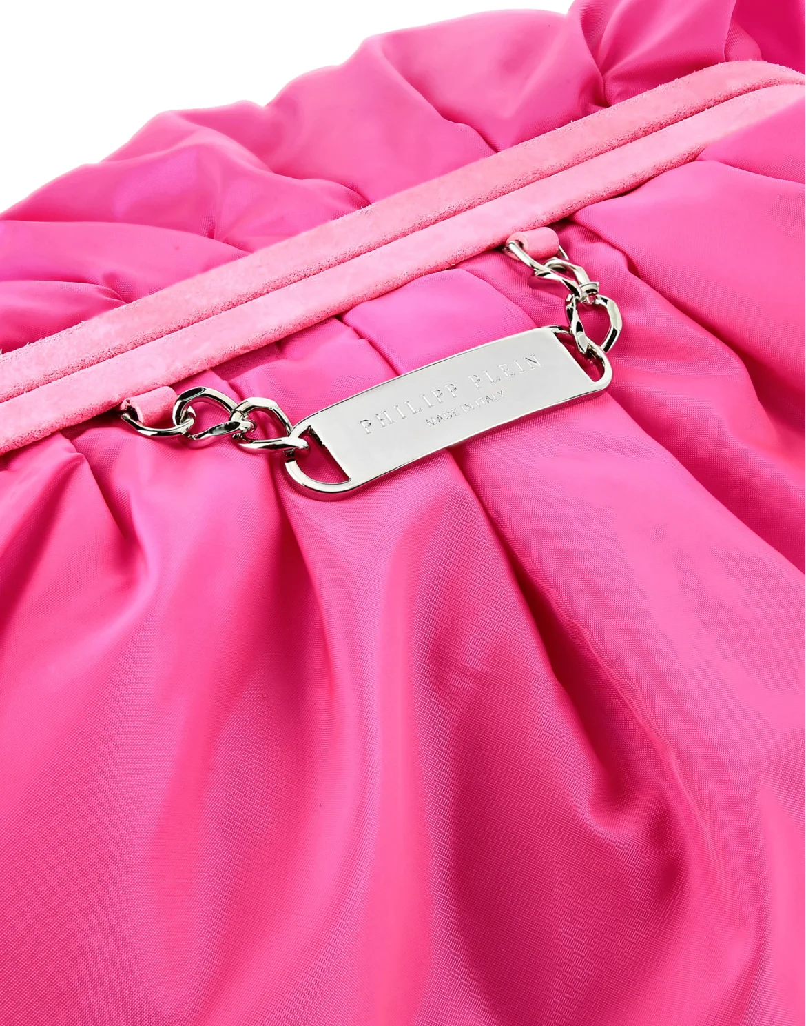Nylon Big Pillow bag Iconic Plein, цвет: Розовый