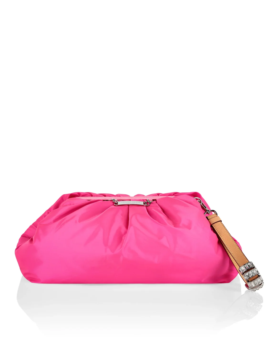 Nylon Big Pillow bag Iconic Plein, цвет: Розовый