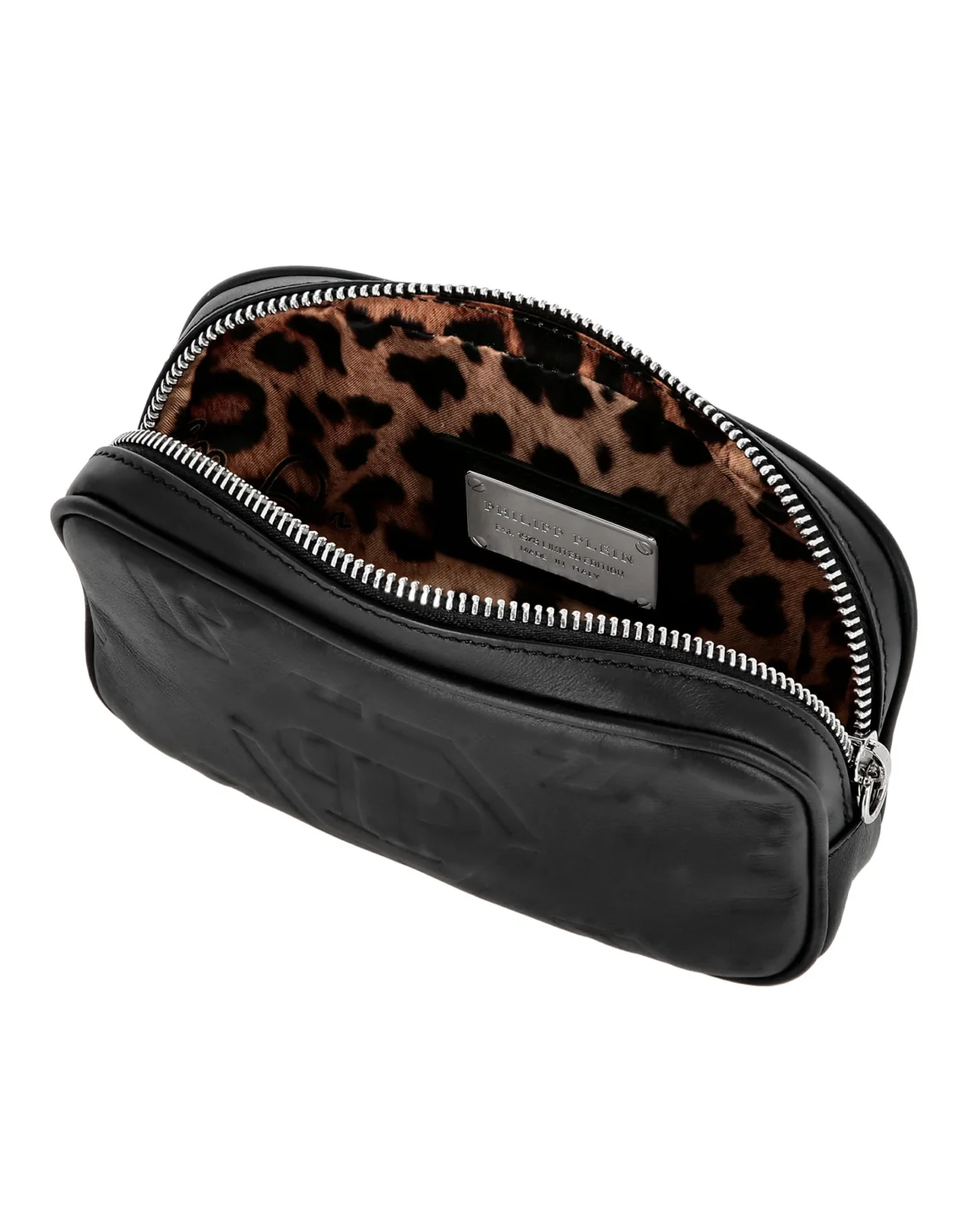 Leather Mini Shoulder Embossed  Monogram, цвет: Черный