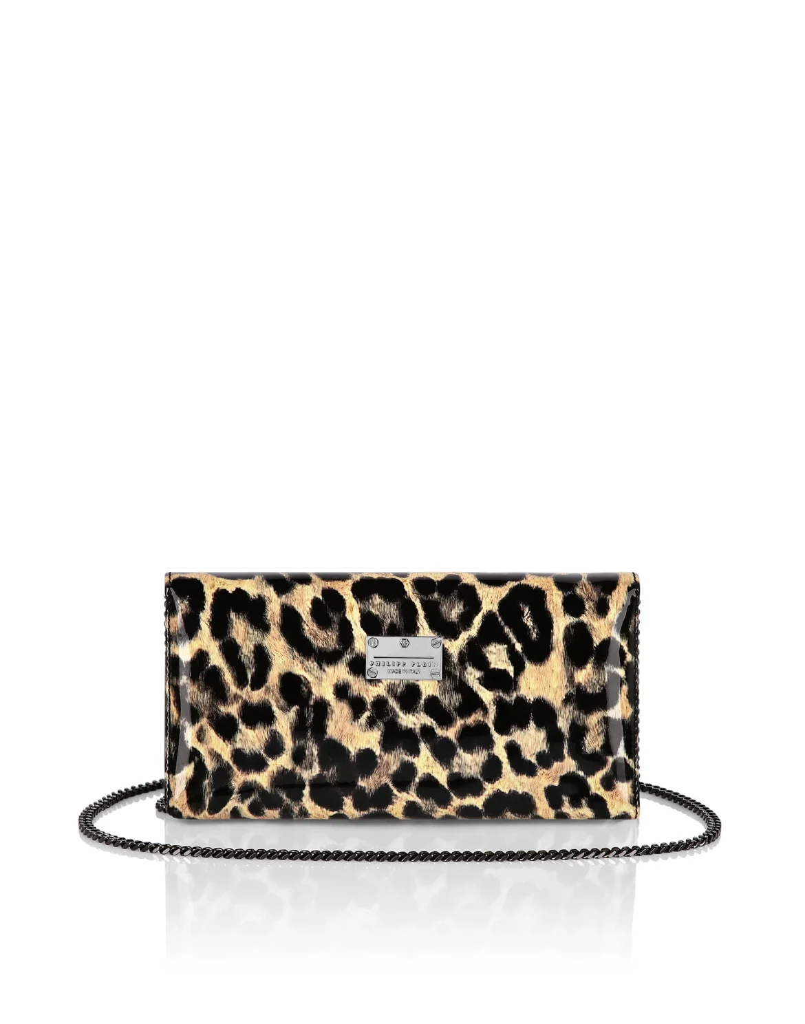 Patent Leather Mini Shoulder Leopard, цвет: Леопард