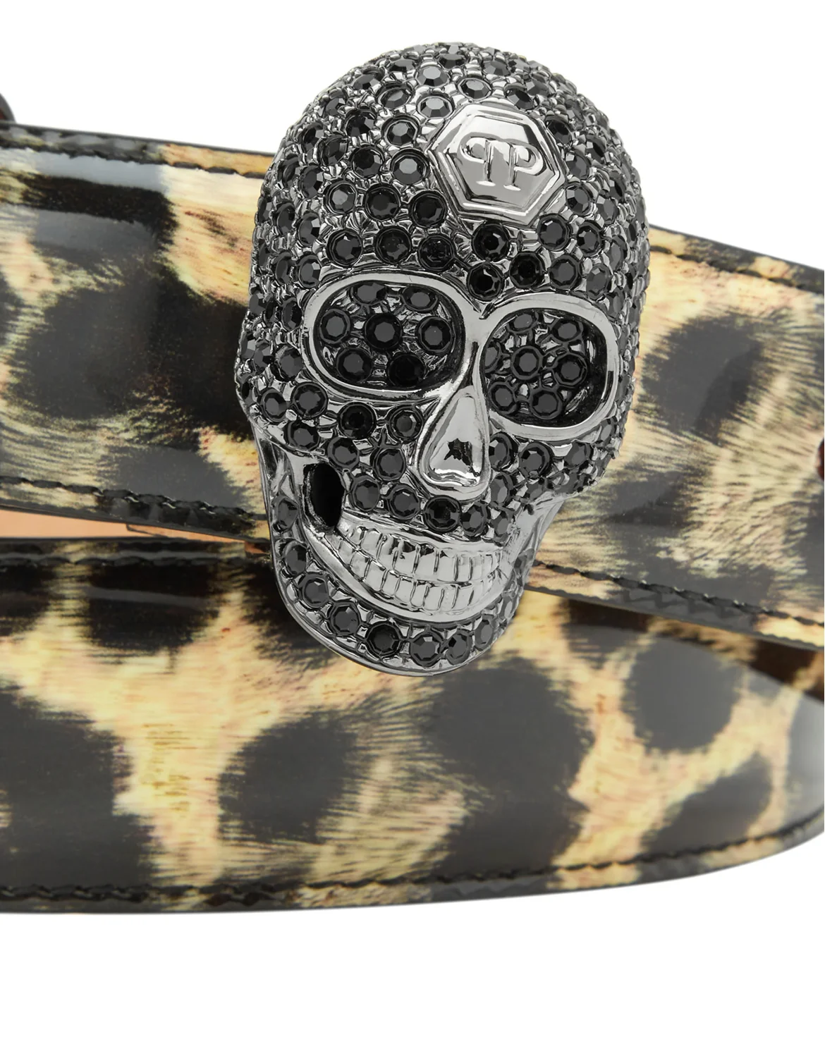 Patent Leather Belt Leopard, цвет: Леопард