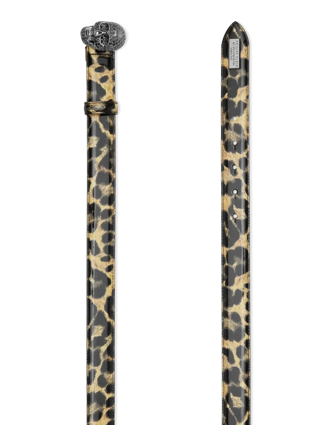 Patent Leather Belt Leopard, цвет: Леопард