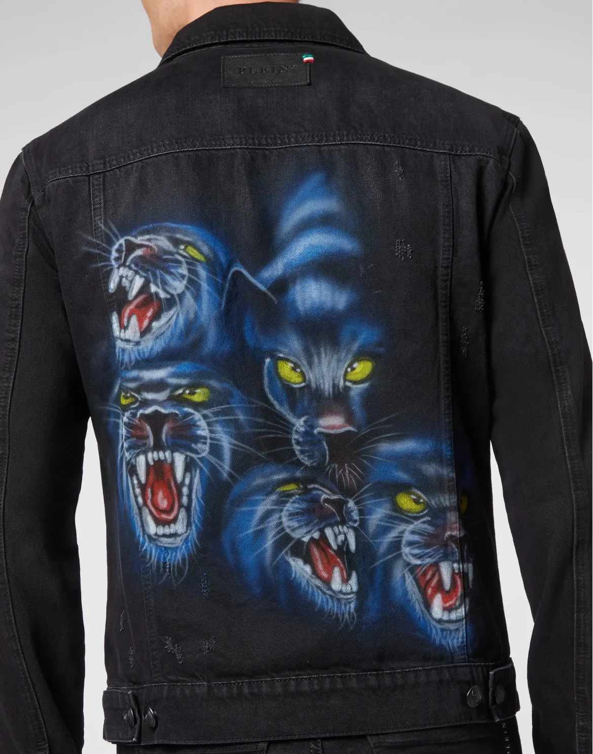 Denim Jacket Panther, цвет: Черный