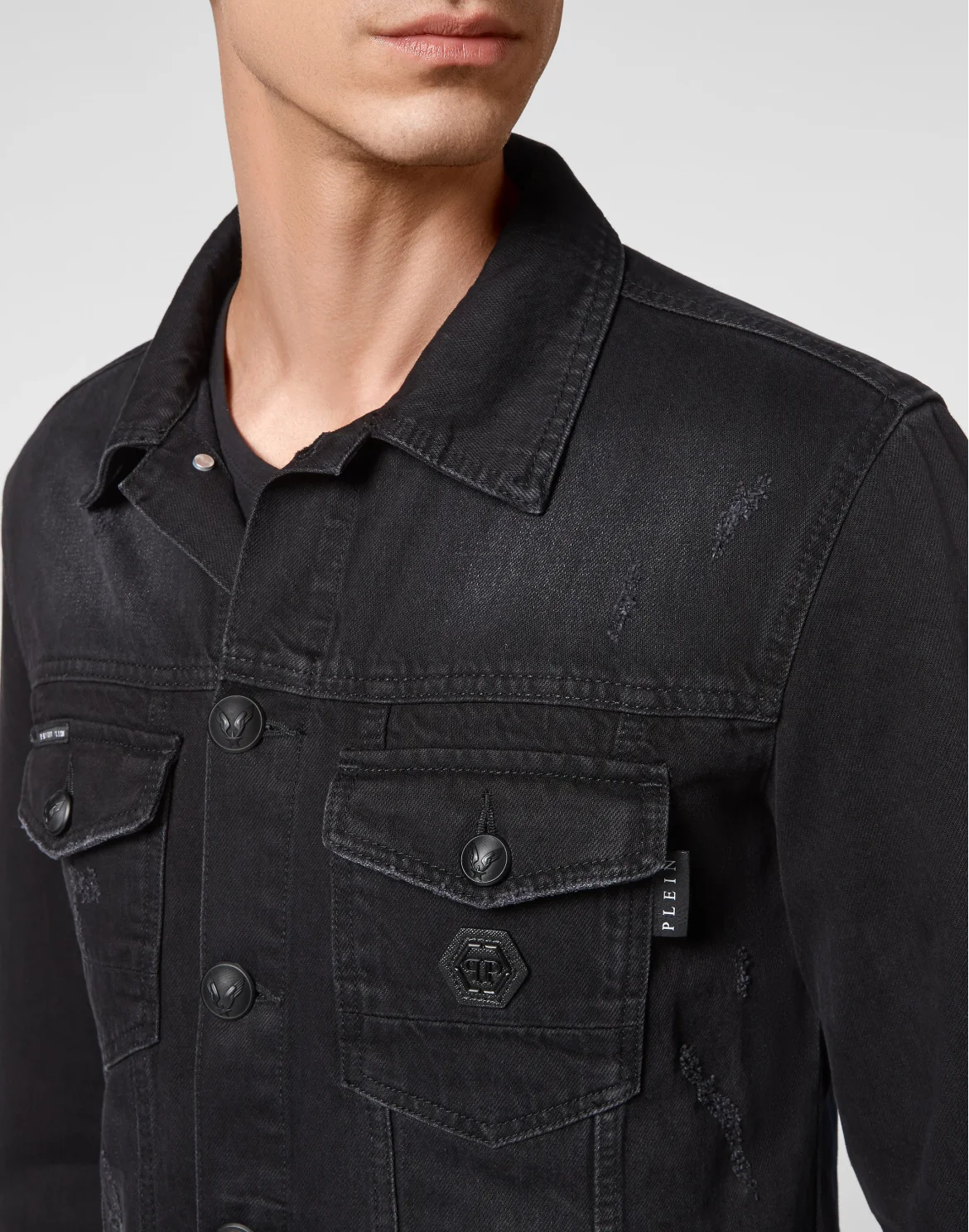 Denim Jacket Panther, цвет: Черный