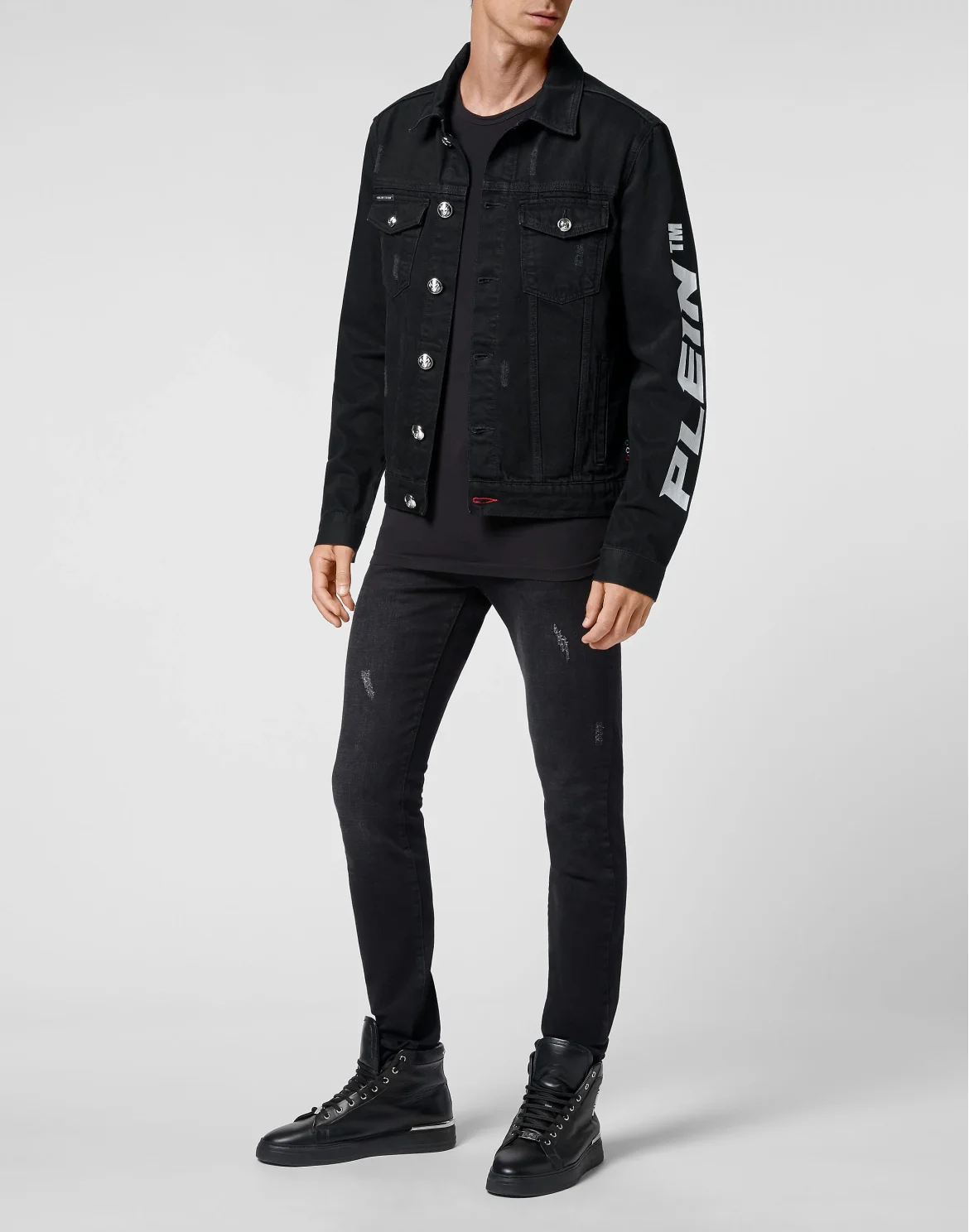 Denim Jacket, цвет: Черный