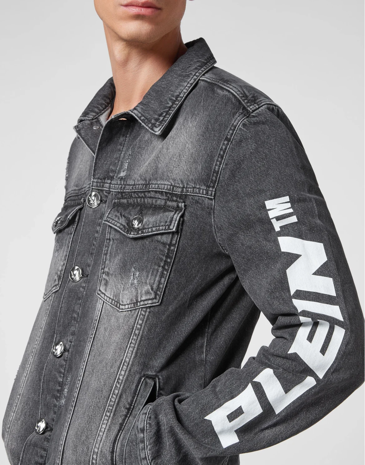 Denim Jacket, цвет: Серый