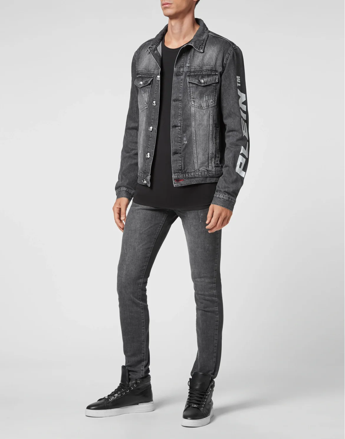 Denim Jacket, цвет: Серый