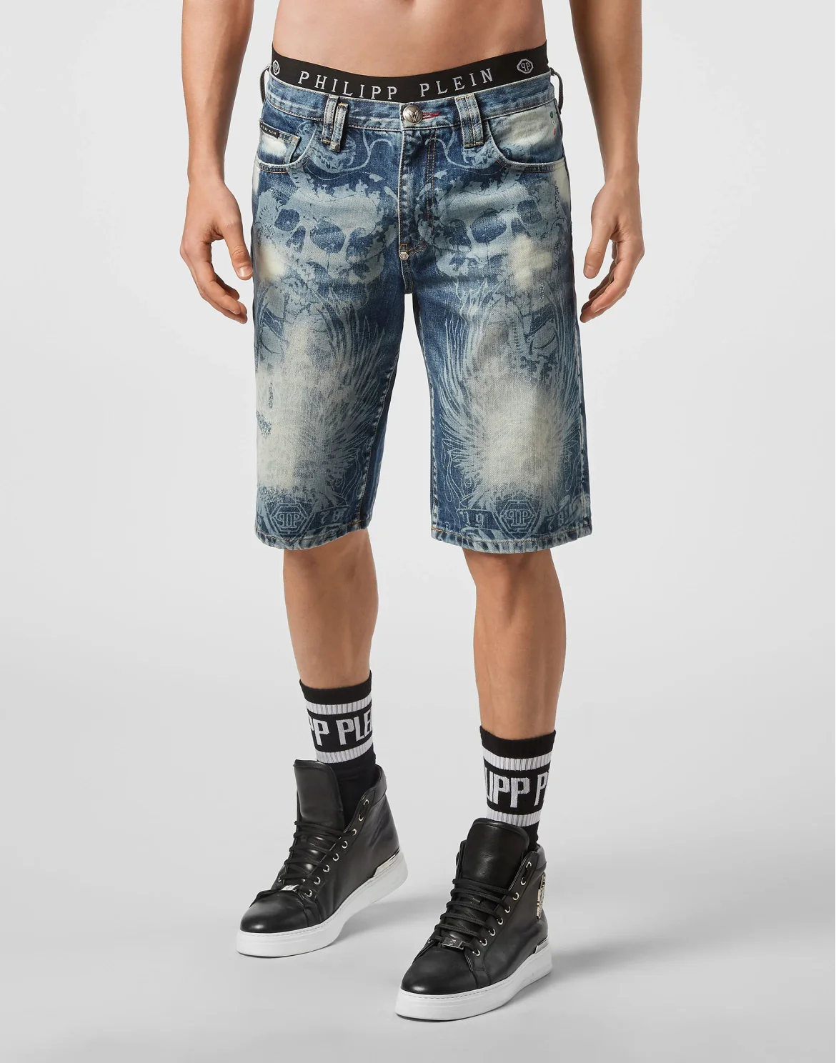 Bermuda St. Tropez Fit Tattoo, цвет: Синий