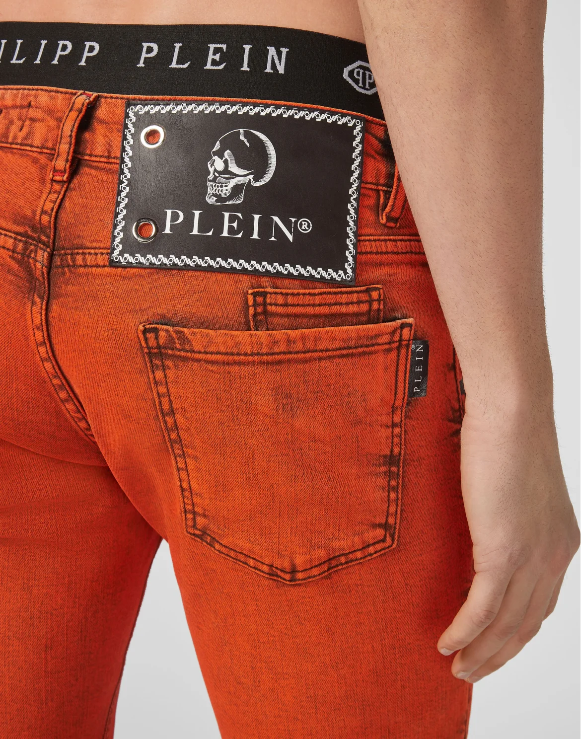 Super Straight Cut Colorful Iconic Plein, цвет: Оранжевый