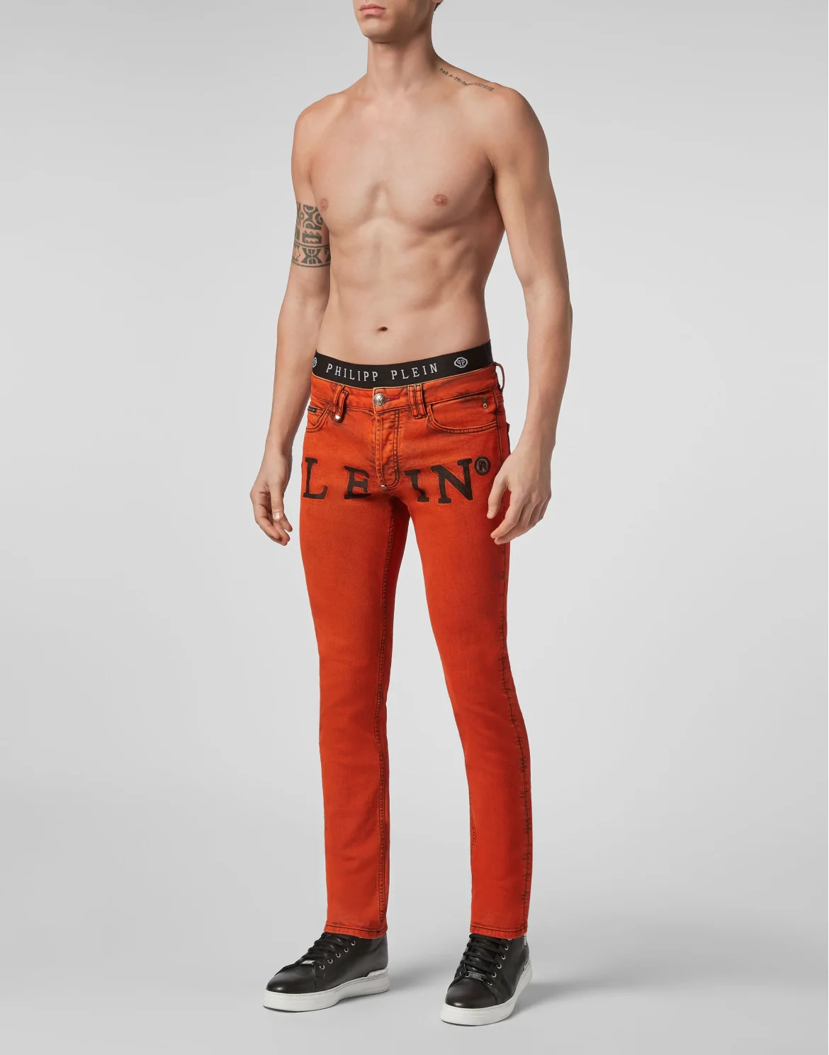 Super Straight Cut Colorful Iconic Plein, цвет: Оранжевый