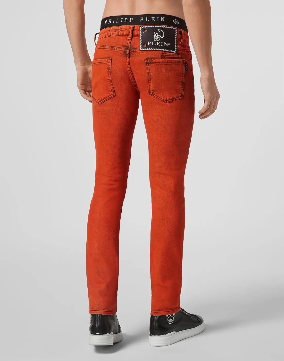 Super Straight Cut Colorful Iconic Plein, цвет: Оранжевый