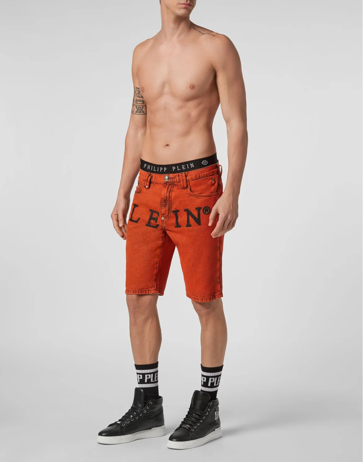 Bermuda Mykonos Fit Colorful Iconic Plein, цвет: Оранжевый