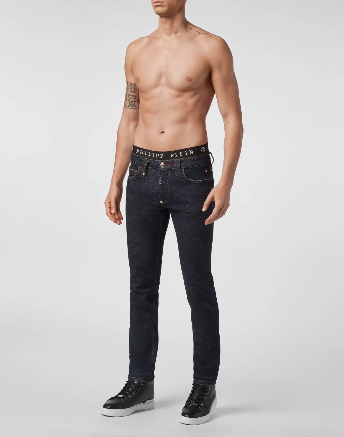 Super Straight Cut Iconic Plein, цвет: Синий