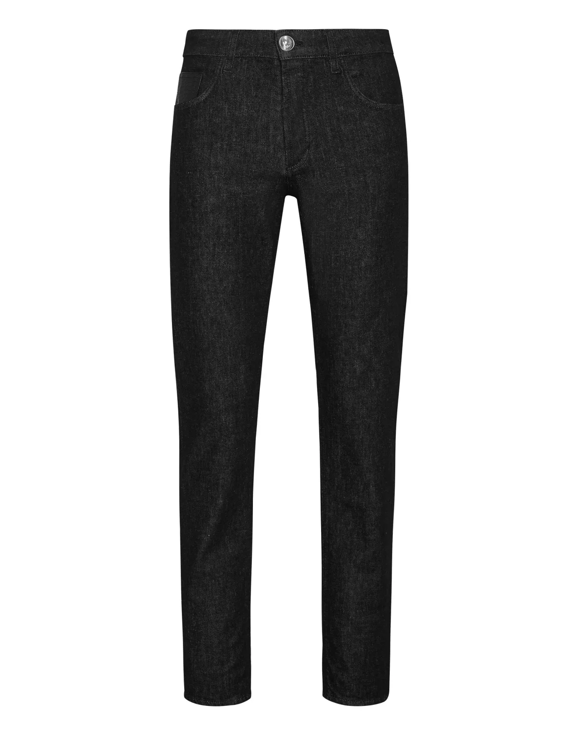Super Straight Cut with Crocodile Luxury, цвет: Черный
