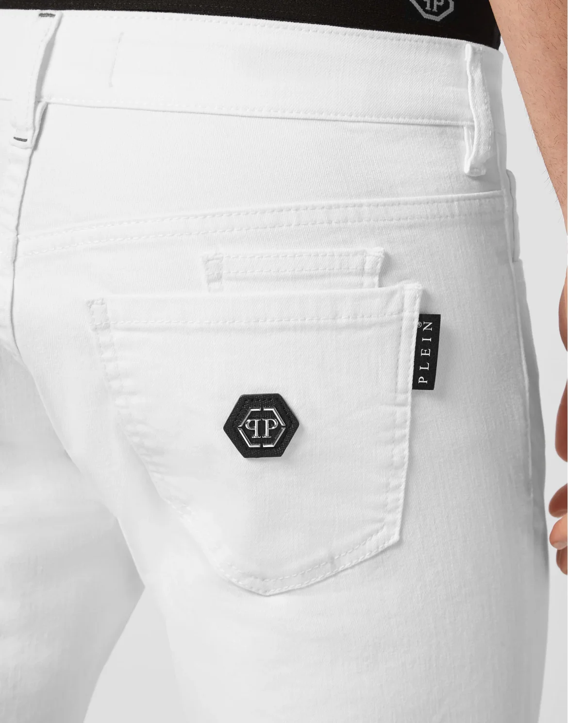 Biker Slim Fit Istitutional, цвет: Белый