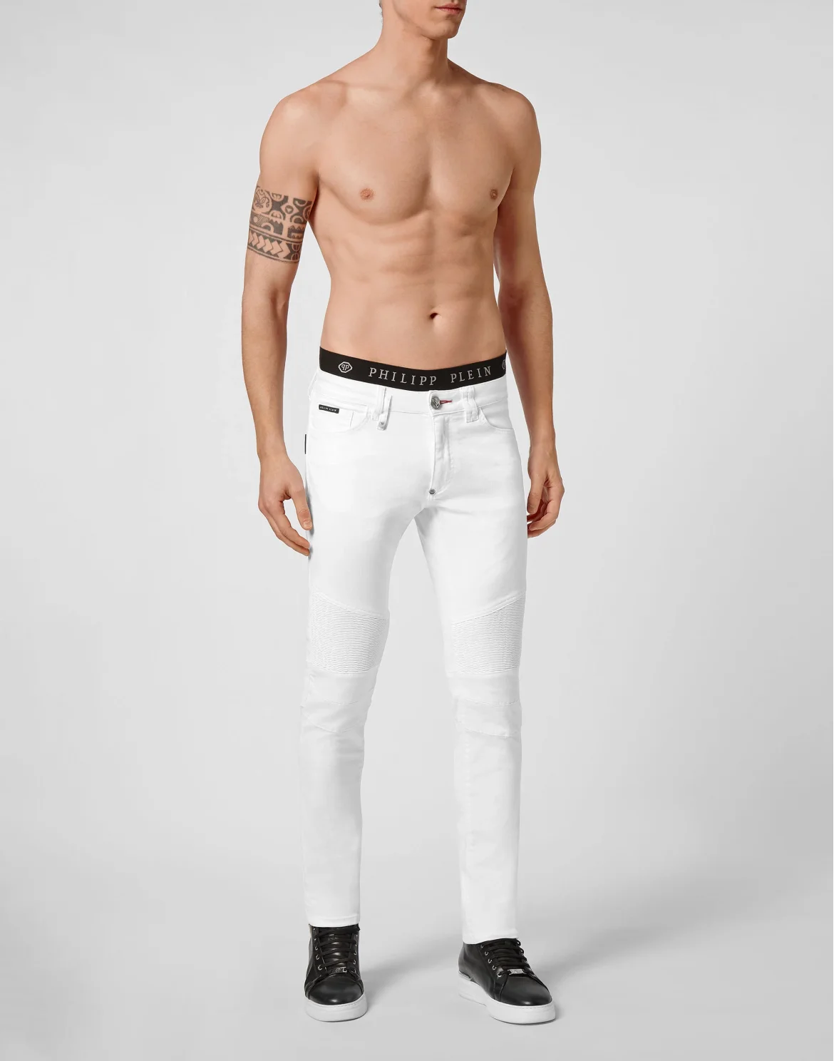 Biker Slim Fit Istitutional, цвет: Белый