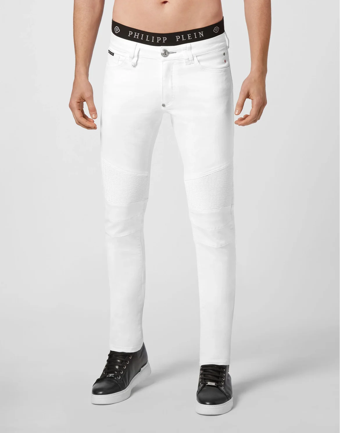 Biker Slim Fit Istitutional, цвет: Белый