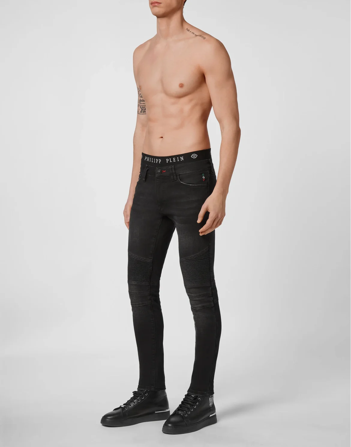 Biker Slim Fit Istitutional, цвет: Черный