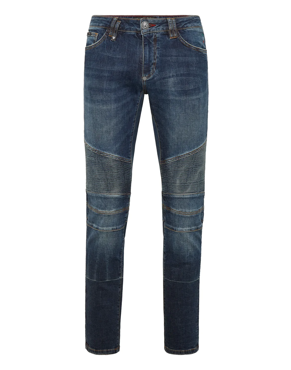 Biker Slim Fit Istitutional, цвет: Синий