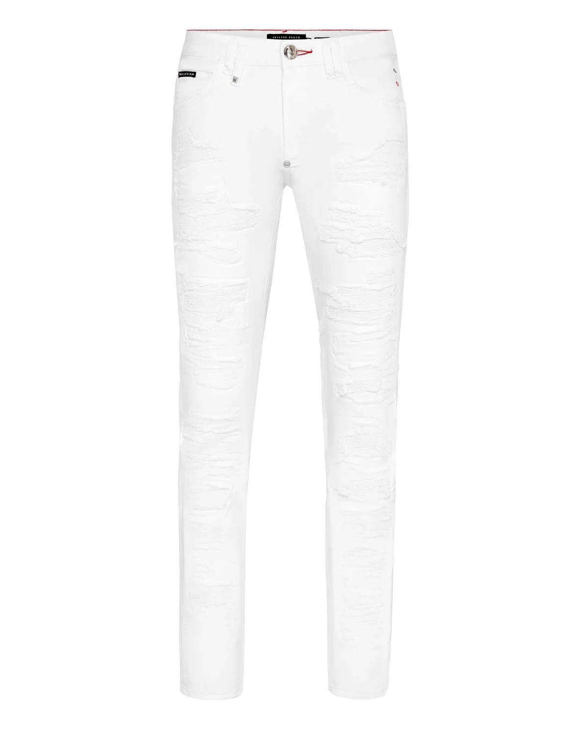 Super Straight Cut Iconic Plein, цвет: Белый