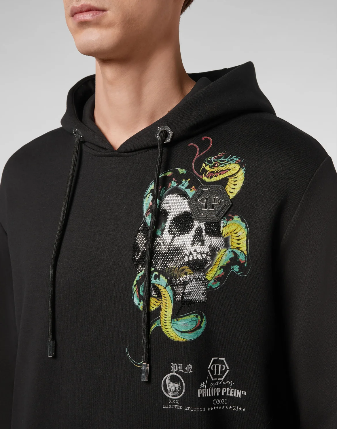 Hoodie sweatshirt Tattoo, цвет: Черный