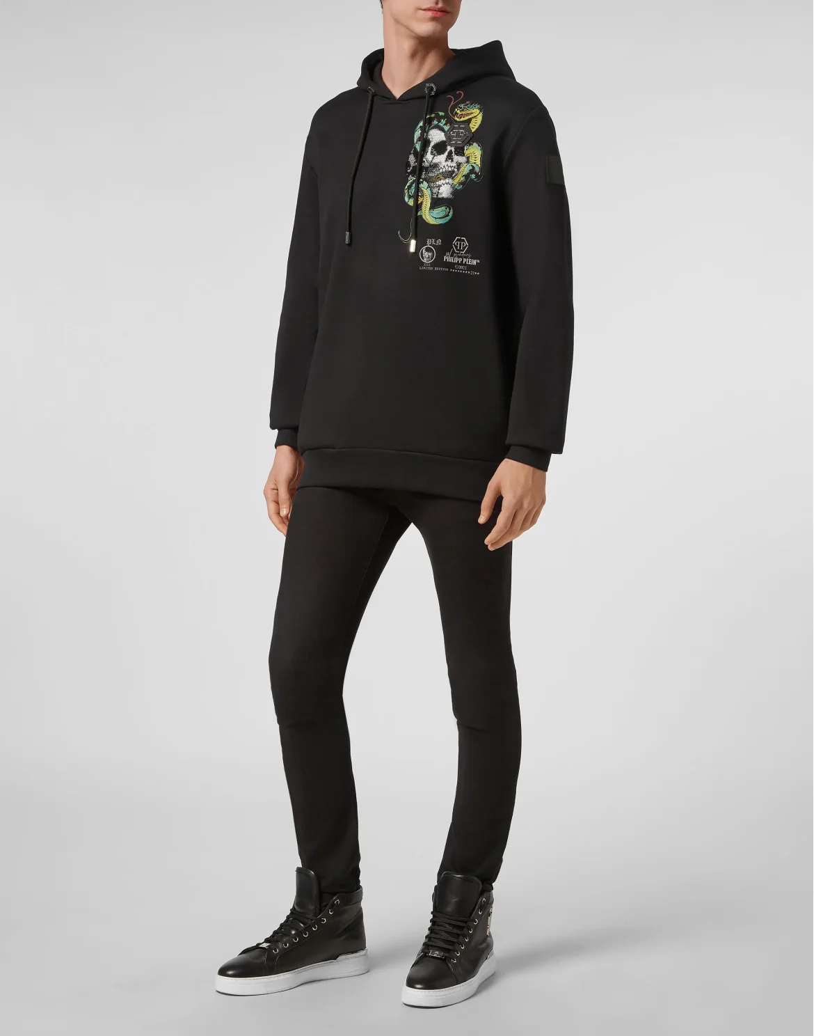 Hoodie sweatshirt Tattoo, цвет: Черный